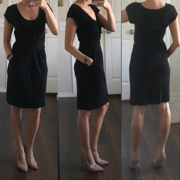 LOFT Dresses & Skirts - LOFT casual black dress with pockets